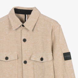 BOSS-Бежевая рубашка для мальчиков | Childrensalon Outlet