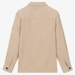 BOSS-Бежевая рубашка для мальчиков | Childrensalon Outlet