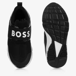 BOSS-Черные кроссовки для подростков | Childrensalon Outlet
