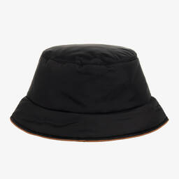 BOSS-Teen Boys Black Padded Bucket Hat | Childrensalon Outlet