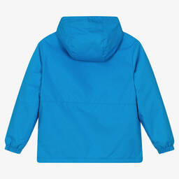 BOSS-Teen Boys Blue Water-Reactive Jacket | Childrensalon Outlet