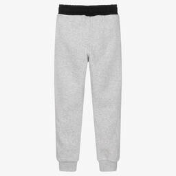 BOSS-Teen Boys Grey Cotton Joggers | Childrensalon Outlet
