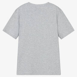 BOSS-Серая хлопковая футболка для мальчиков-подростков | Childrensalon Outlet