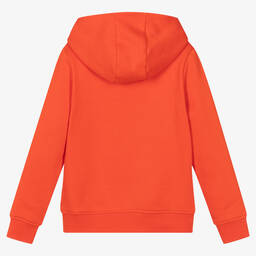 بوس-توب هودي قطن جيرسي لون برتقالي تينز ولادي | Childrensalon Outlet