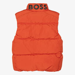 BOSS-Оранжевый утепленный жилет | Childrensalon Outlet