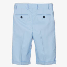 بوس-شورت رسمي مزيج فيسكوز لون أزرق فاتح للمراهقين | Childrensalon Outlet