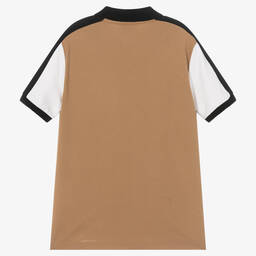 BOSS-Коричневая рубашка поло | Childrensalon Outlet