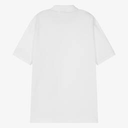BOSS-Teen Boys White Cotton Polo Shirt | Childrensalon Outlet