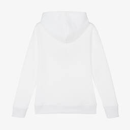 BOSS-Белая худи из джерси для подростков | Childrensalon Outlet