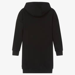 BOSS-Teen Girls Black Cotton Sweatshirt Dress | Childrensalon Outlet