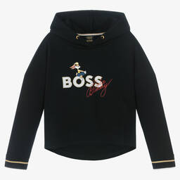 BOSS-Teen Girls Black Lola Bunny Hoodie | Childrensalon Outlet