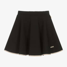 BOSS-Черная трикотажная юбка | Childrensalon Outlet
