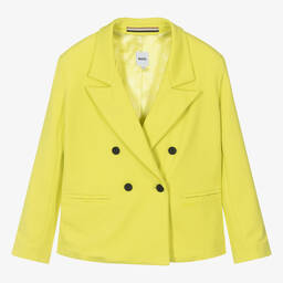 بوس-جاكيت بلايزر ميلانو جيرسي لون أخضر للمراهقات | Childrensalon Outlet