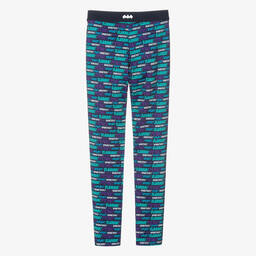 BOSS-Синие легинсы со знаком Бэтмена для подростков | Childrensalon Outlet