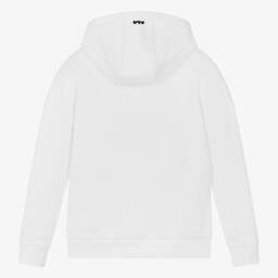 BOSS-Teen Girls White Cotton Batman Hoodie | Childrensalon Outlet
