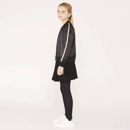 BOSS-ترينرز جلد لون أبيض للبنات | Childrensalon Outlet