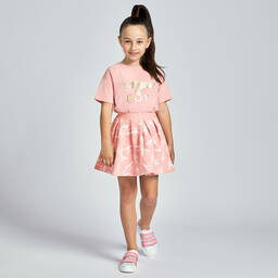 BOY London-Cotton Jersey Repeat Skirt | Childrensalon Outlet