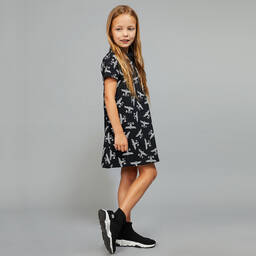 BOY London-فستان سويتشيرت قطن جيرسي للبنات | Childrensalon Outlet