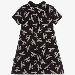 BOY London-فستان سويتشيرت قطن جيرسي للبنات | Childrensalon Outlet