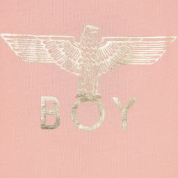 BOY London-Розовая хлопковая футболка | Childrensalon Outlet