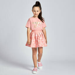 BOY London-Розовая хлопковая футболка | Childrensalon Outlet