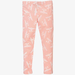 BOY London-Pink Logo Printed Leggings | Childrensalon Outlet