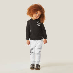BOY London-White Joggers | Childrensalon Outlet