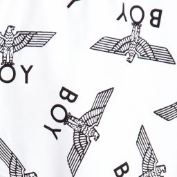 BOY London-White Logo Printed Leggings | Childrensalon Outlet
