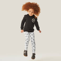 BOY London-White Logo Printed Leggings | Childrensalon Outlet