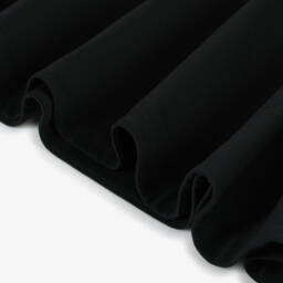 Burberry-Black Cotton Knit Dress for Girls | Childrensalon Outlet