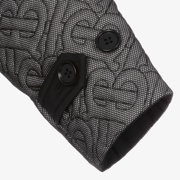 Burberry-Black Monogram Reversible Coat | Childrensalon Outlet