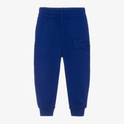 بربري-بنطلون رياضي قطن لون أزرق للأولاد | Childrensalon Outlet