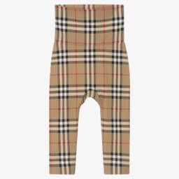 Burberry-Boys Beige Heritage Check Gift Ensemble | Childrensalon Outlet