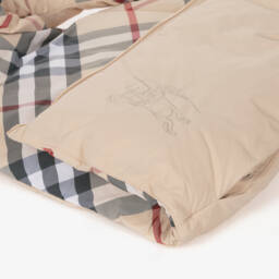 Burberry-Boys Beige Reversible Padded Gilet | Childrensalon Outlet