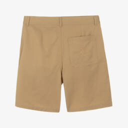 Burberry-Boys Beige Twill Adventure Shorts | Childrensalon Outlet