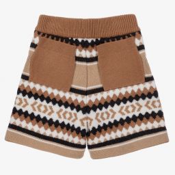 Burberry-Бежевые шерстяные шорты для мальчиков | Childrensalon Outlet