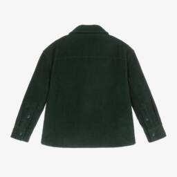 Burberry-Boys Corduroy Green Shirt | Childrensalon Outlet