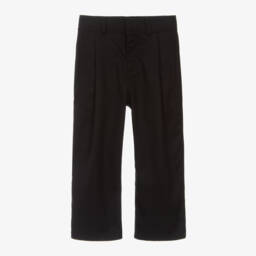 Burberry-Черные брюки EKD из твила для мальчиков | Childrensalon Outlet