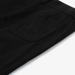 Burberry-Черные брюки EKD из твила для мальчиков | Childrensalon Outlet