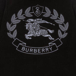 Burberry-Уютная черная дубленка для мальчиков | Childrensalon Outlet