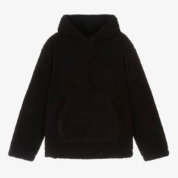 Burberry-Уютная черная дубленка для мальчиков | Childrensalon Outlet