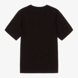 Burberry-Boys Ebony Script Tee | Childrensalon Outlet
