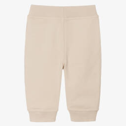 Burberry-Boys Ivory Jersey Trousers | Childrensalon Outlet