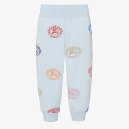 Burberry-جوغرز قطن لون أزرق فاتح للأولاد | Childrensalon Outlet