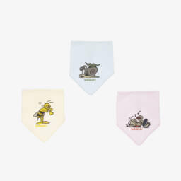 Burberry-Boys Multi-Color Bug Bib Set | Childrensalon Outlet
