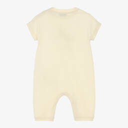 Burberry-Желтый хлопковый ромпер с пчелой для мальчиков | Childrensalon Outlet