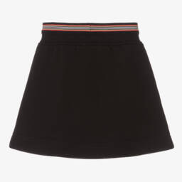 Burberry-Черная хлопковая юбка для девочек | Childrensalon Outlet