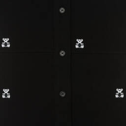 Burberry-Girls Black Milano Bear Dress | Childrensalon Outlet