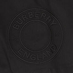 Burberry-تنورة سوداء بشعار للبنات | Childrensalon Outlet