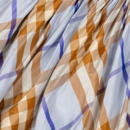 Burberry-Girls Checked Silk Taffeta Skirt | Childrensalon Outlet